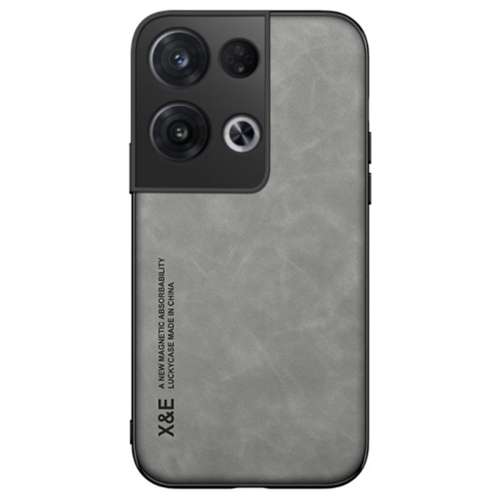 Hoesje voor Oppo Reno 8 Pro X&e Leereffect