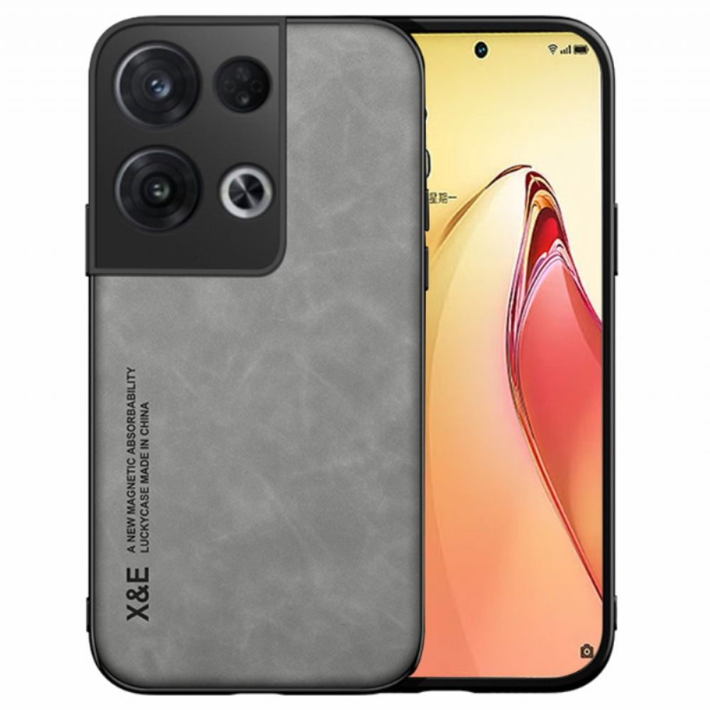 Hoesje voor Oppo Reno 8 Pro X&e Leereffect