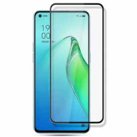 Oppo Reno 8 Pro Screenprotector Van Gehard Glas Zwarte Randen