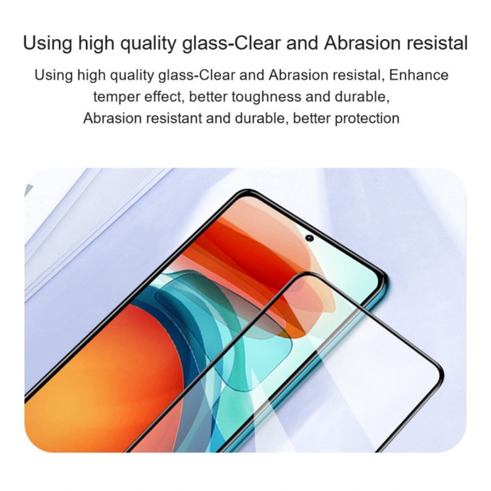 Oppo Reno 8 Pro Screenprotector Van Gehard Glas Zwarte Randen