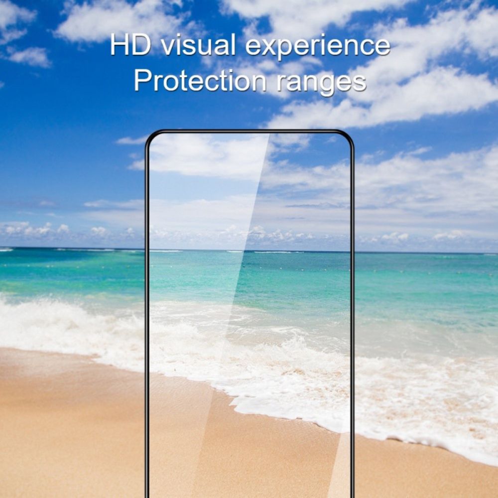 Oppo Reno 8 Pro Screenprotector Van Gehard Glas Zwarte Randen