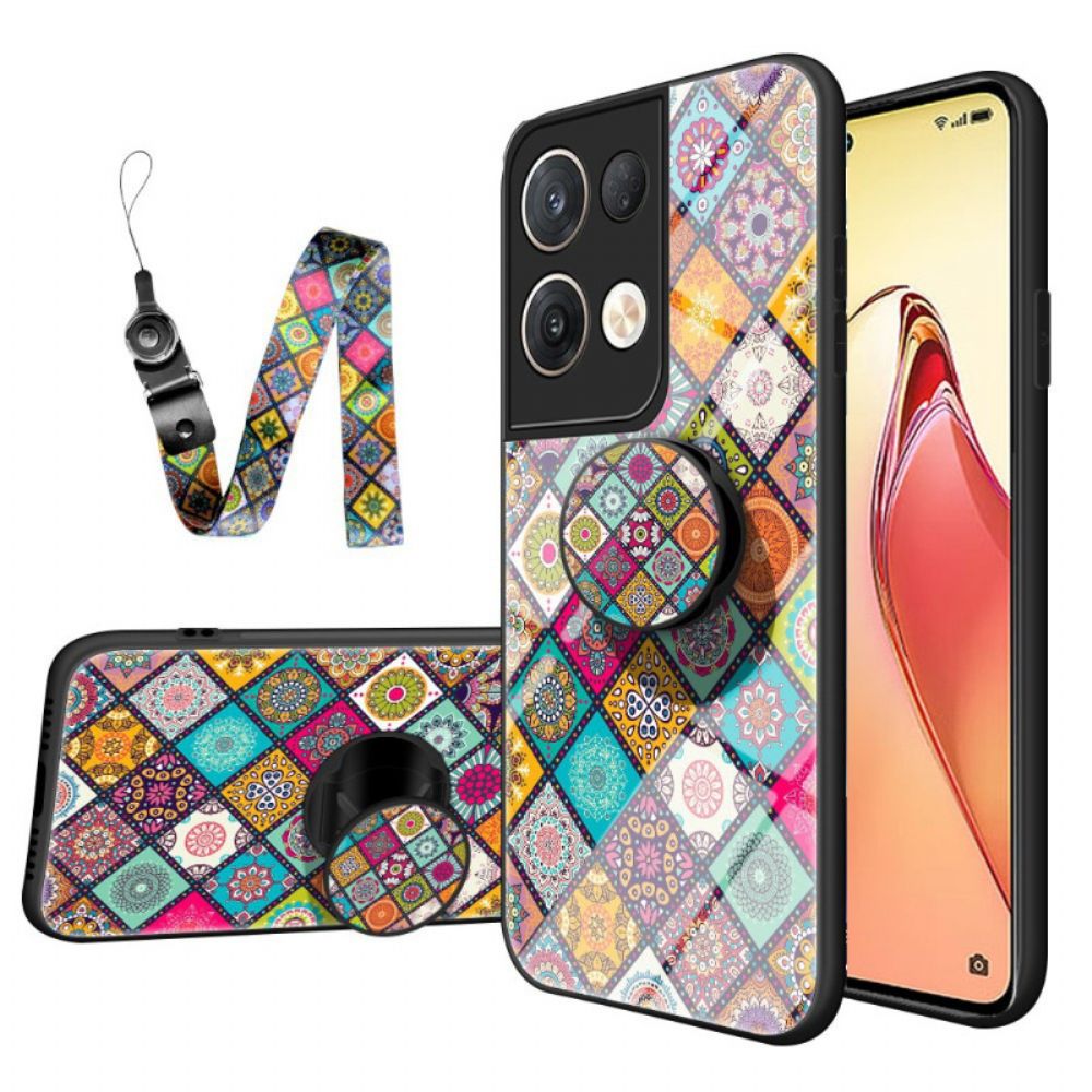 Telefoonhoesje voor Oppo Reno 8 Pro Patchwork