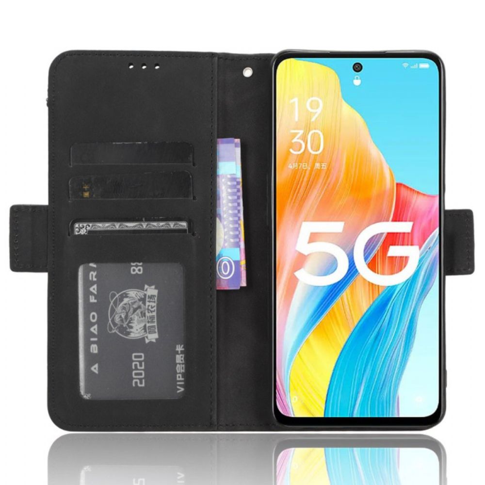 Flip Case Leren Oppo A98 5g Multikaarten