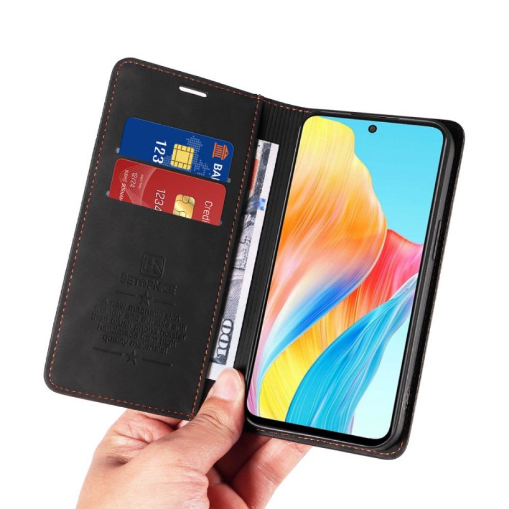 Folio-hoesje Voor Oppo A98 5g Betopnice Rfid-blokkering