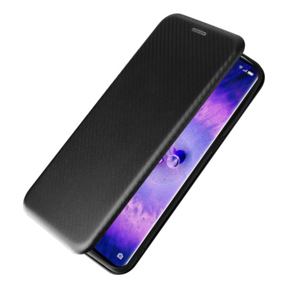 Bescherming Hoesje voor Oppo Find X5 Pro Folio-hoesje Koolstofvezeltextuur