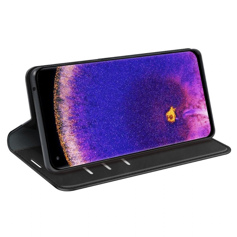 Bescherming Hoesje voor Oppo Find X5 Pro Folio-hoesje Skin-touch