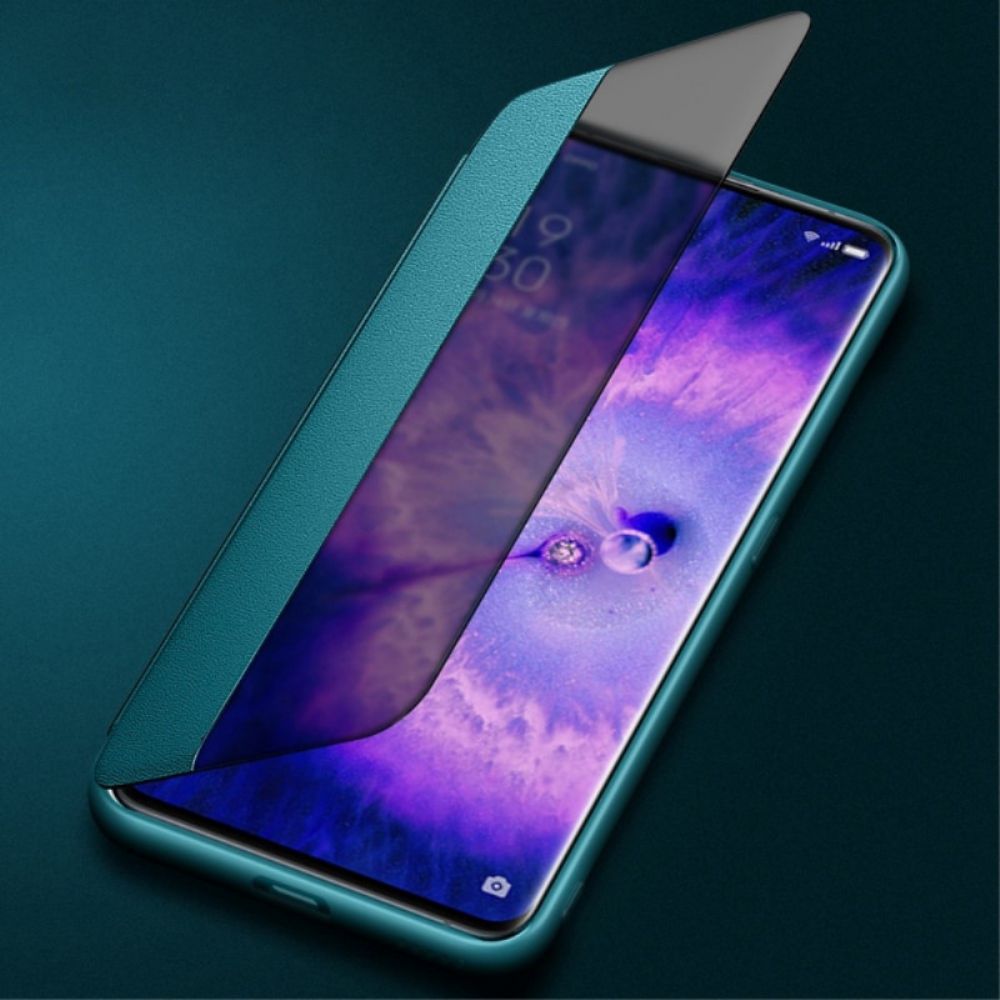 Bescherming Hoesje voor Oppo Find X5 Pro Kunstleer