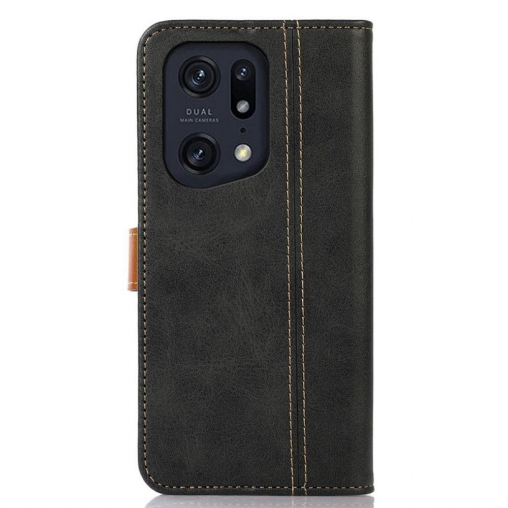 Folio-hoesje voor Oppo Find X5 Pro Band