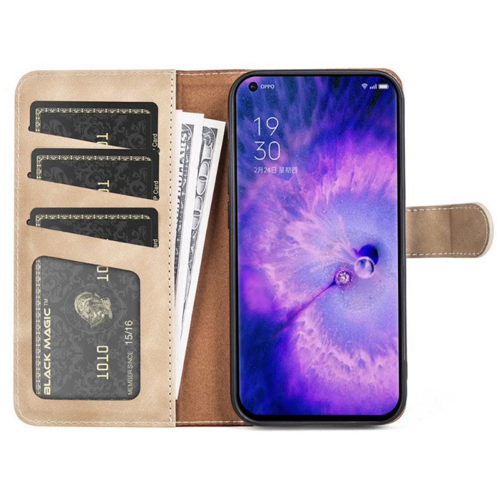 Folio-hoesje voor Oppo Find X5 Pro Grafisch Patroon