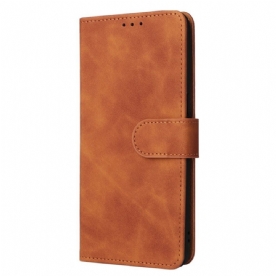 Folio-hoesje voor Oppo Find X5 Pro Vintage Effen