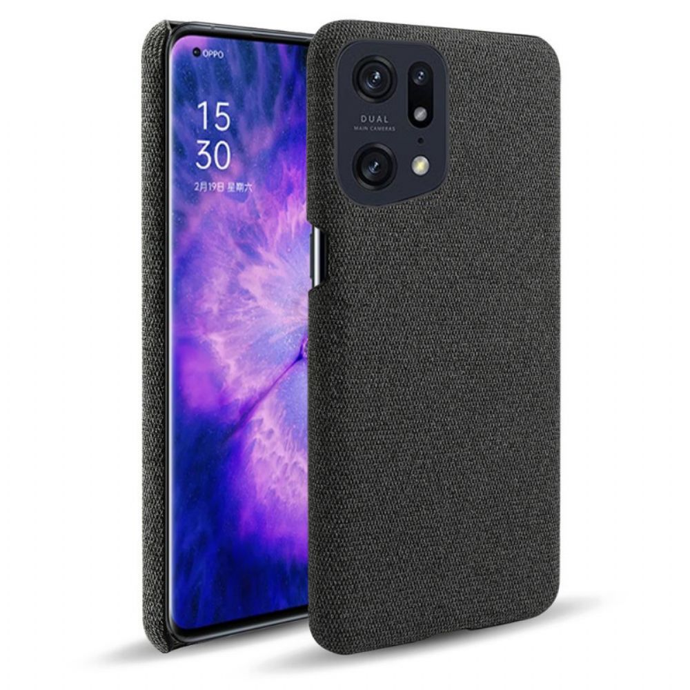 Hoesje voor Oppo Find X5 Pro Doek