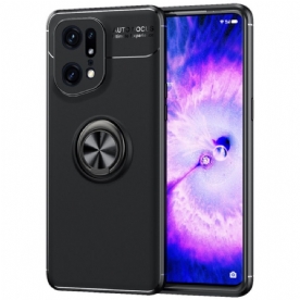 Hoesje voor Oppo Find X5 Pro Draaiende Ring