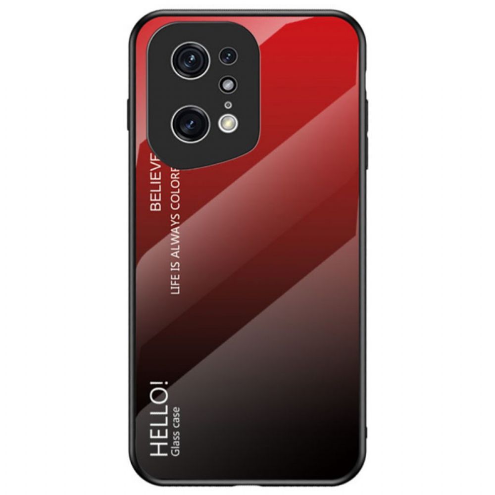 Hoesje voor Oppo Find X5 Pro Hallo Gehard Glas