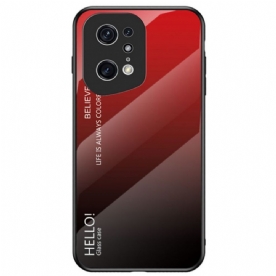 Hoesje voor Oppo Find X5 Pro Hallo Gehard Glas