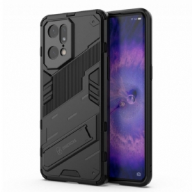 Hoesje voor Oppo Find X5 Pro Handsfree Twee Standen Verwijderbare Standaard