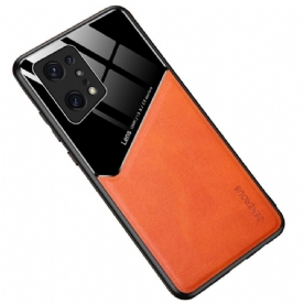 Hoesje voor Oppo Find X5 Pro Premium Kunstleer