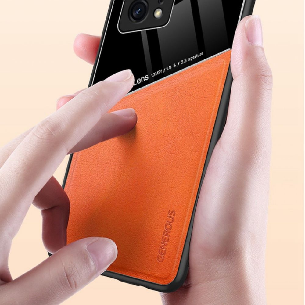 Hoesje voor Oppo Find X5 Pro Premium Kunstleer