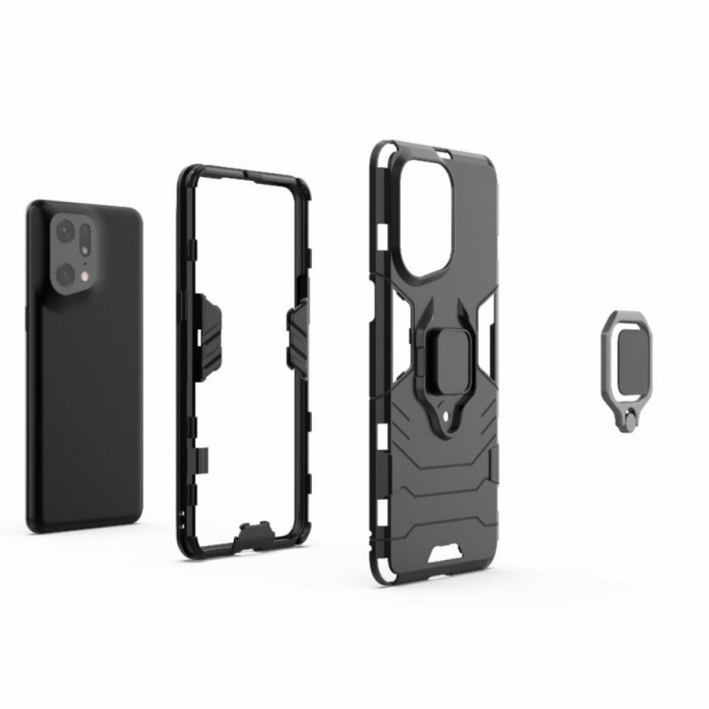 Hoesje voor Oppo Find X5 Pro Resistente Bel