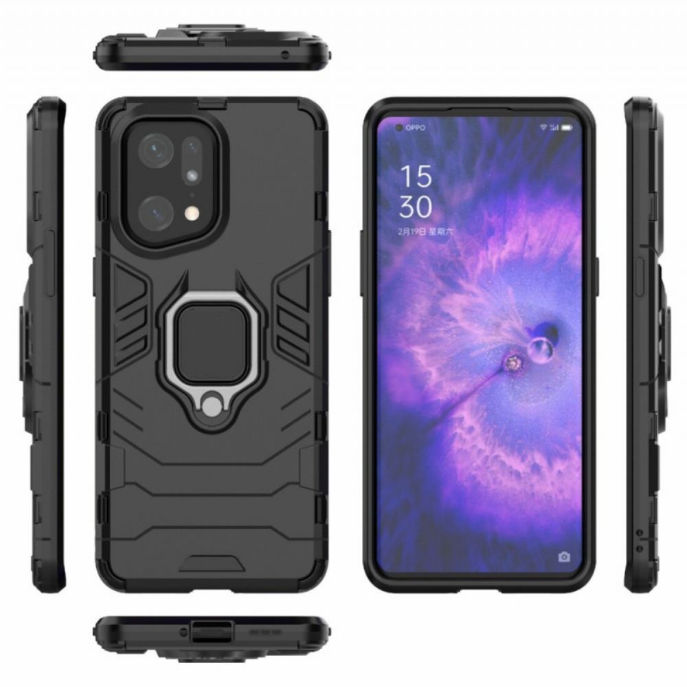 Hoesje voor Oppo Find X5 Pro Resistente Bel