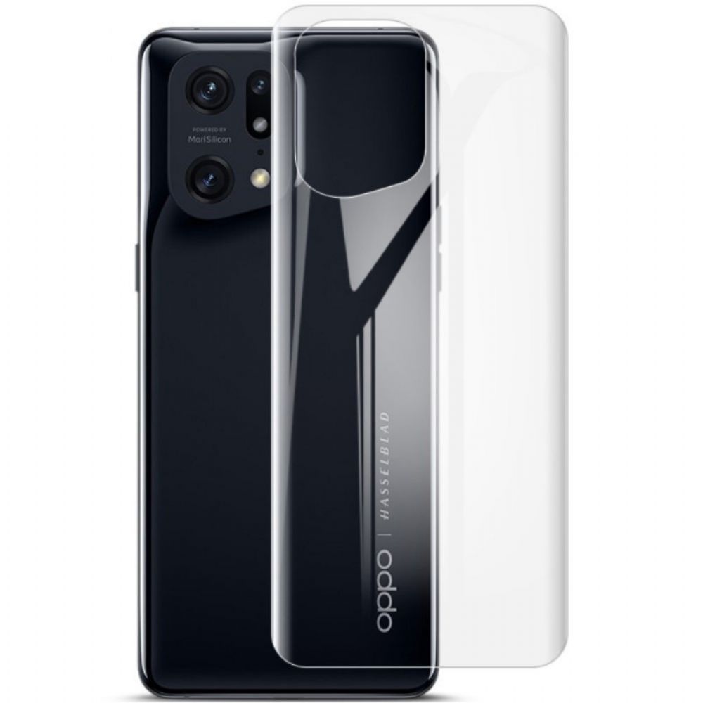 Oppo Find X5 Pro-Scherm En Beschermfolie Aan De Achterkant