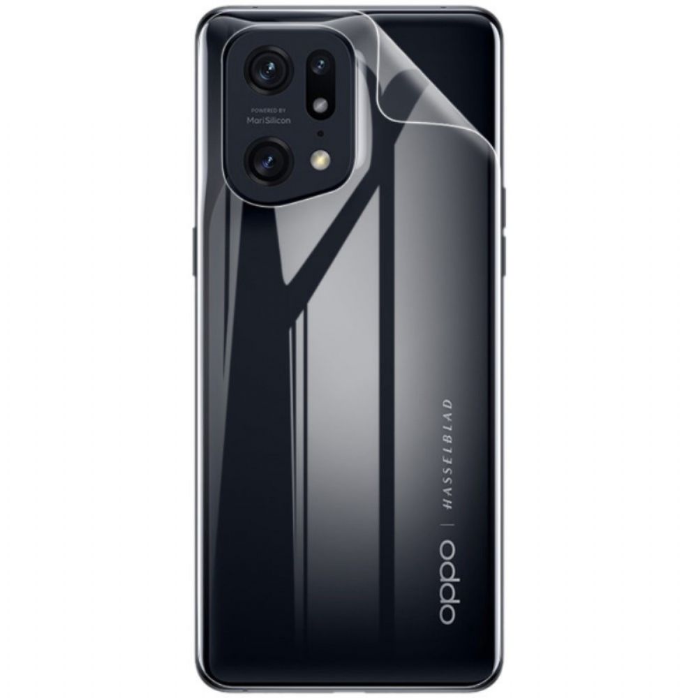 Oppo Find X5 Pro-Scherm En Beschermfolie Aan De Achterkant