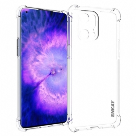 Telefoonhoesje voor Oppo Find X5 Pro Transparant Enkay