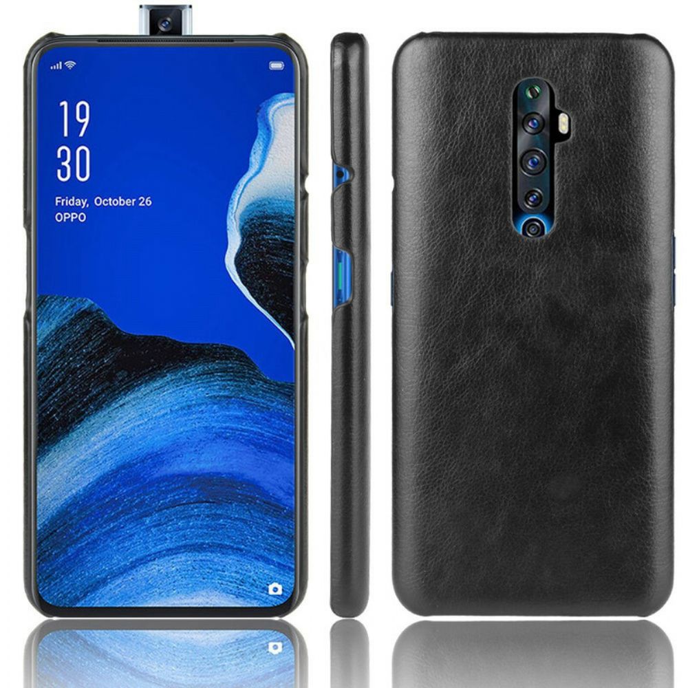 Hoesje voor Oppo Reno 2Z Lichi-leereffect