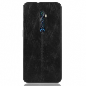 Hoesje voor Oppo Reno 2Z Stijl Lederen Stiksels