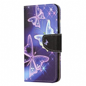 Flip Case voor iPhone 15 Vlinders