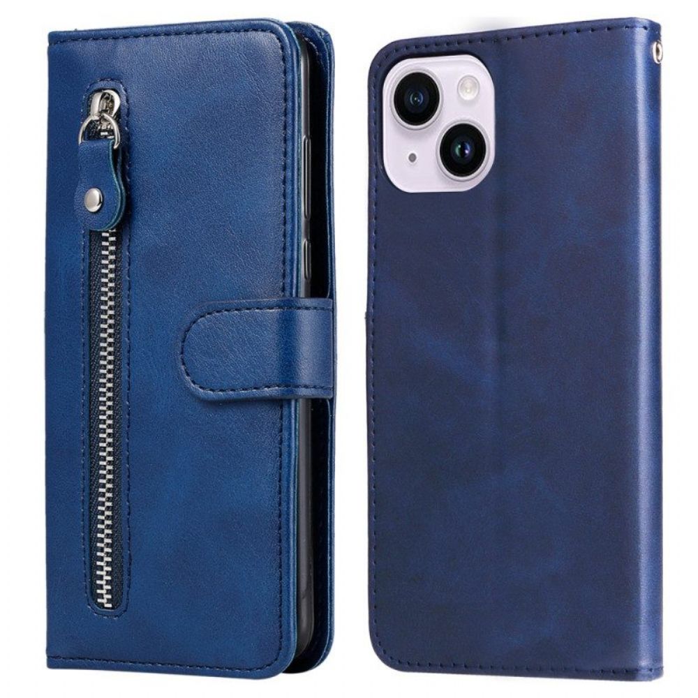 Folio-hoesje voor iPhone 15 Portemonnee