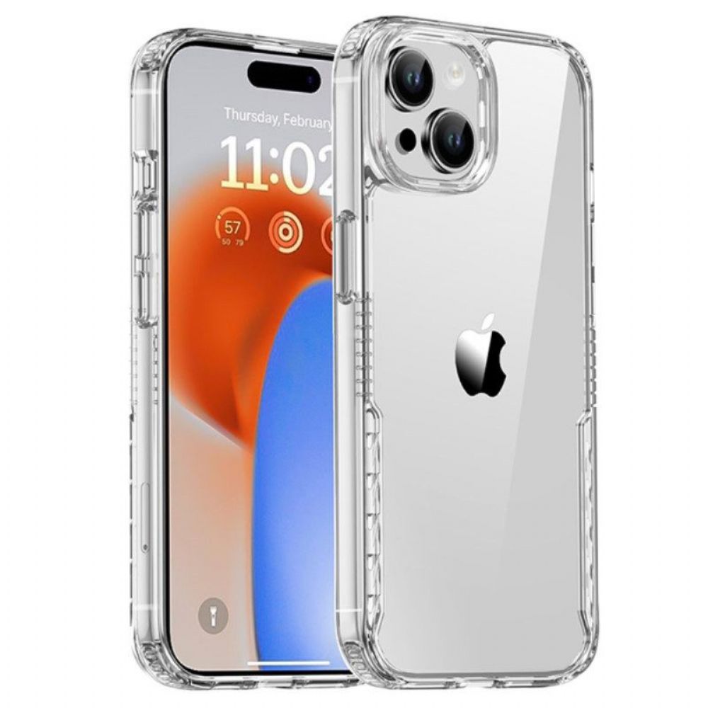 Telefoonhoesje voor iPhone 15 Transparant Getint Ipaky