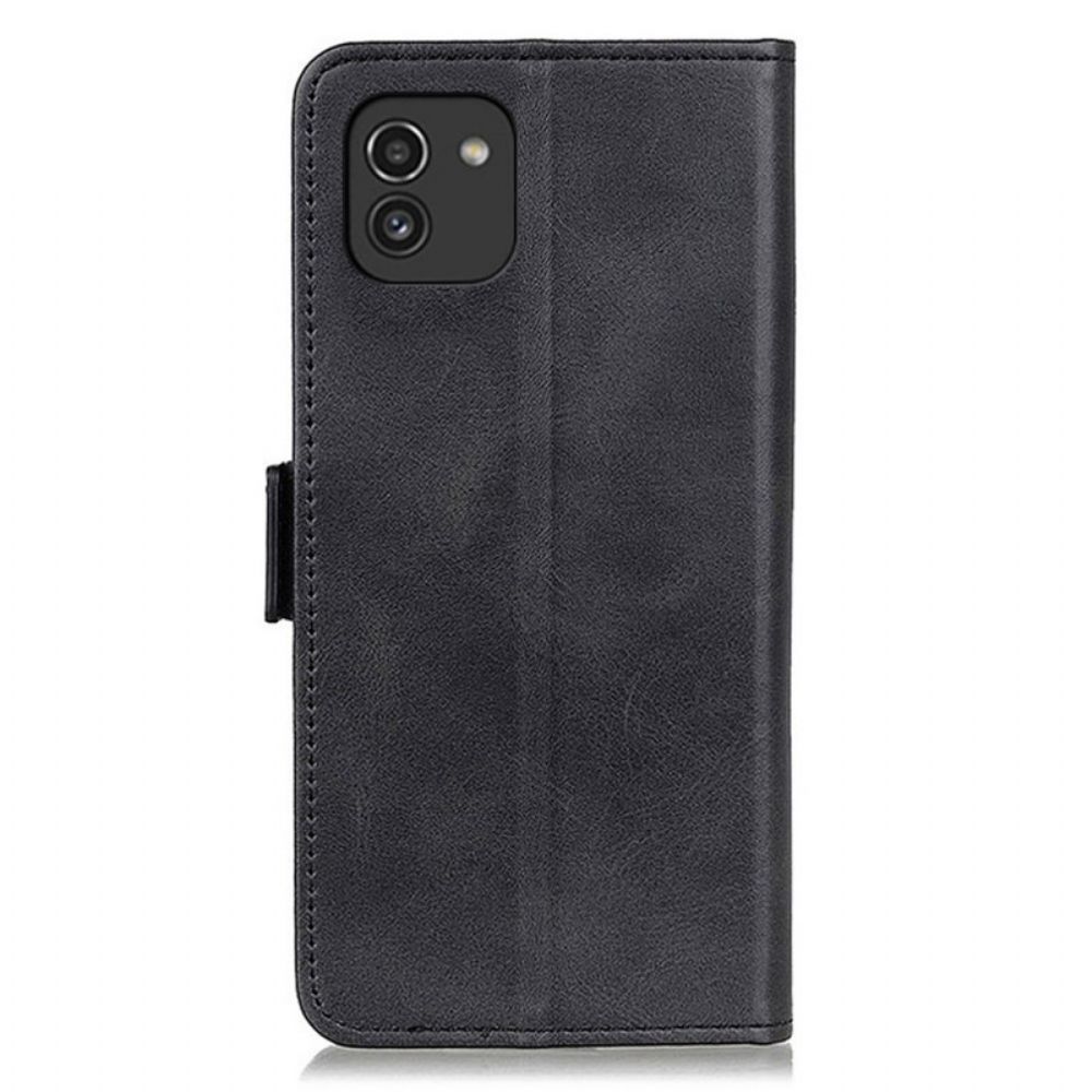 Folio-hoesje voor Samsung Galaxy A03 Flip Case Dubbele Klep