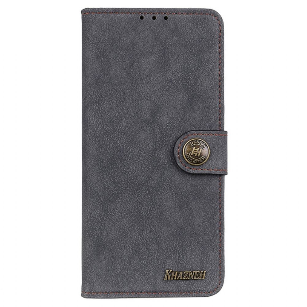 Folio-hoesje voor Samsung Galaxy A03 Khazneh Retro Splitleer