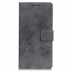 Leren Hoesje voor Samsung Galaxy A03 Vintage Leereffect