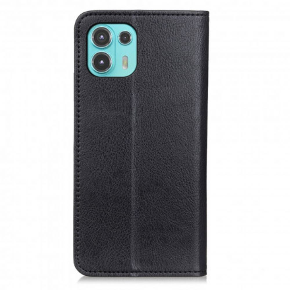 Bescherming Hoesje voor Motorola Edge 20 Lite Folio-hoesje Elegantie Split Litchi Leer