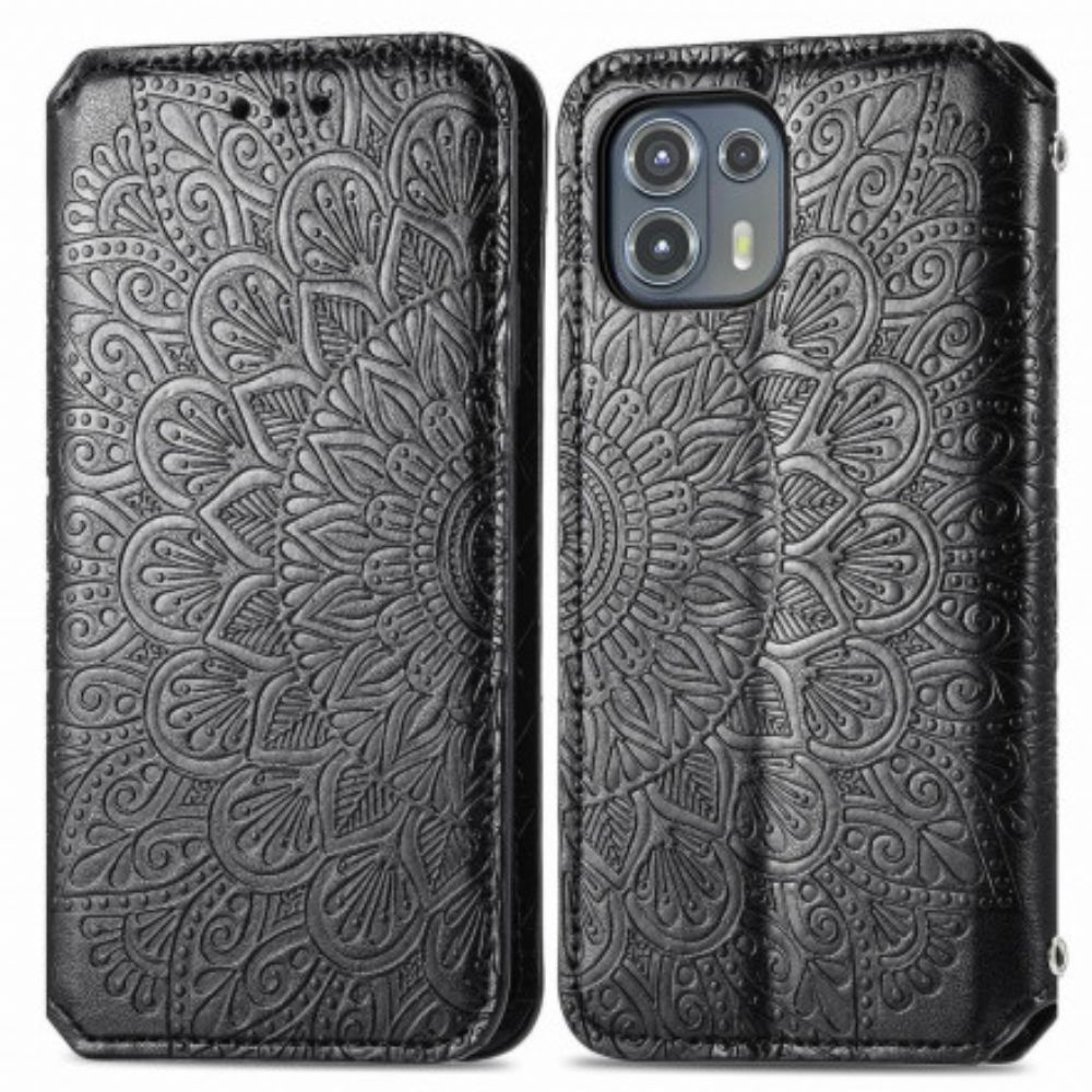 Bescherming Hoesje voor Motorola Edge 20 Lite Folio-hoesje Mandala's