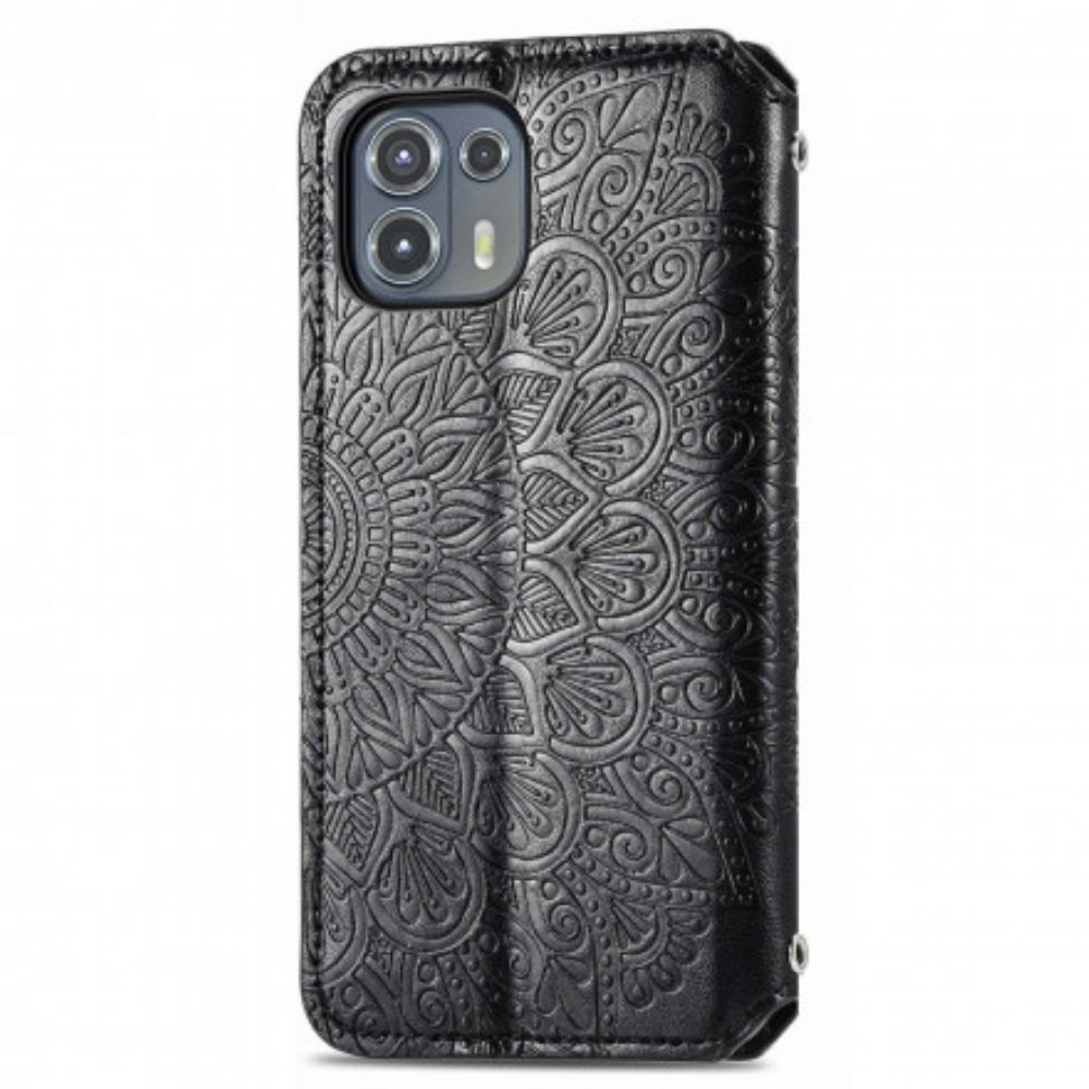 Bescherming Hoesje voor Motorola Edge 20 Lite Folio-hoesje Mandala's