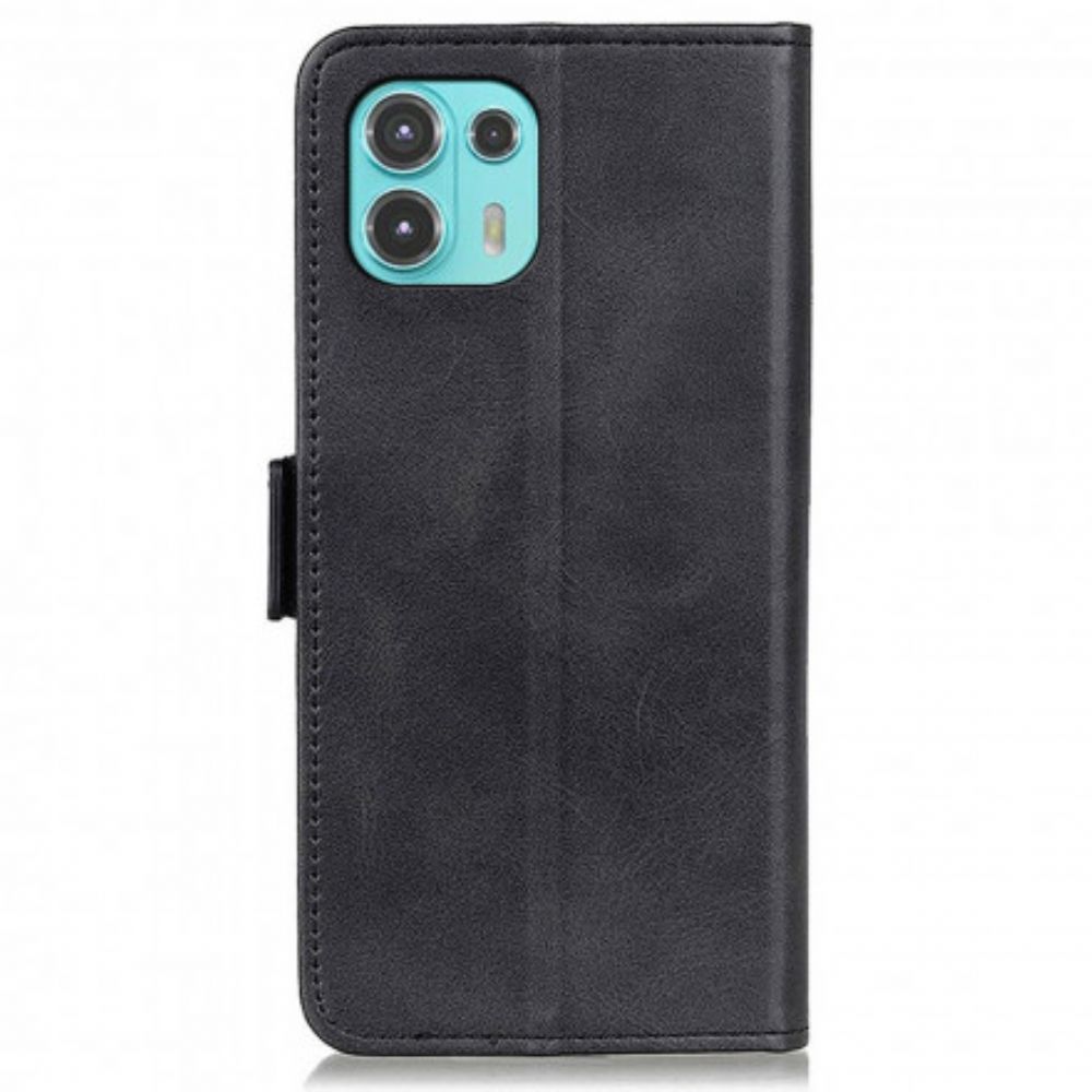 Flip Case voor Motorola Edge 20 Lite Dubbele Sluiting