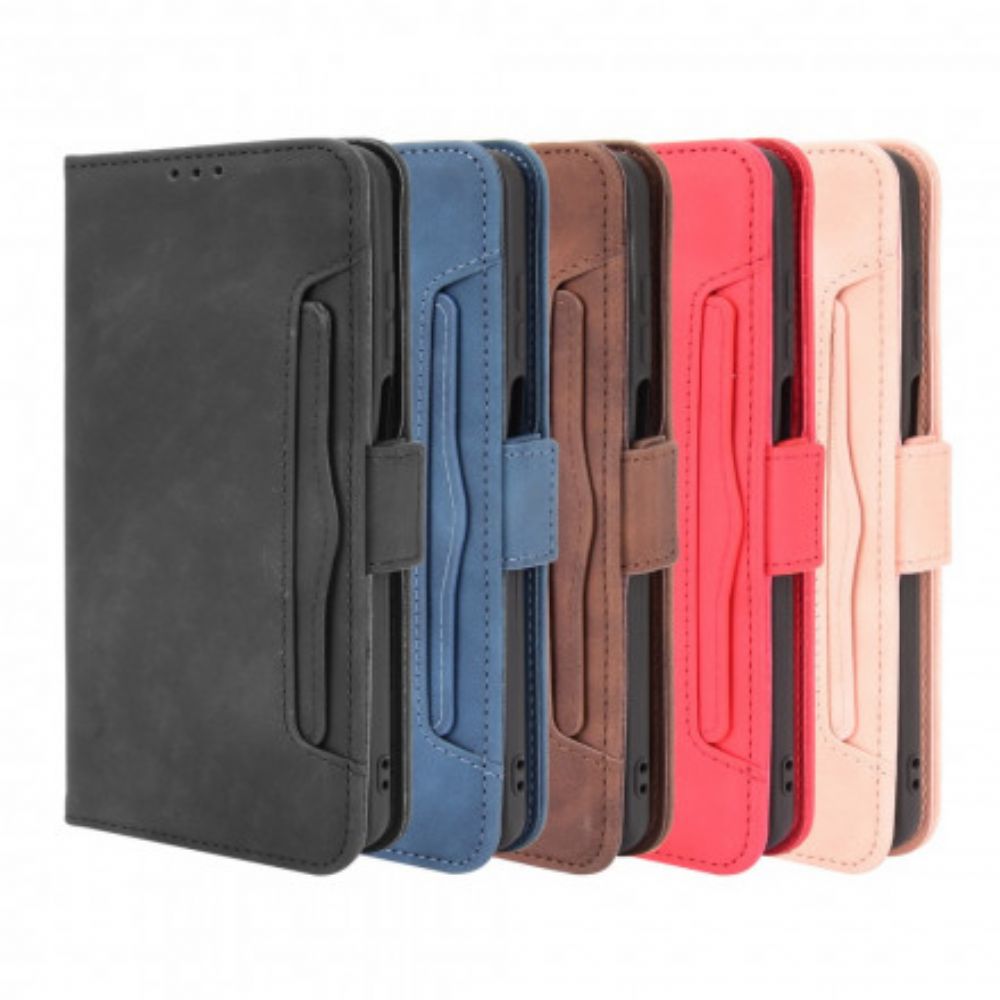 Flip Case voor Motorola Edge 20 Lite Eerste Klas Multi-kaart