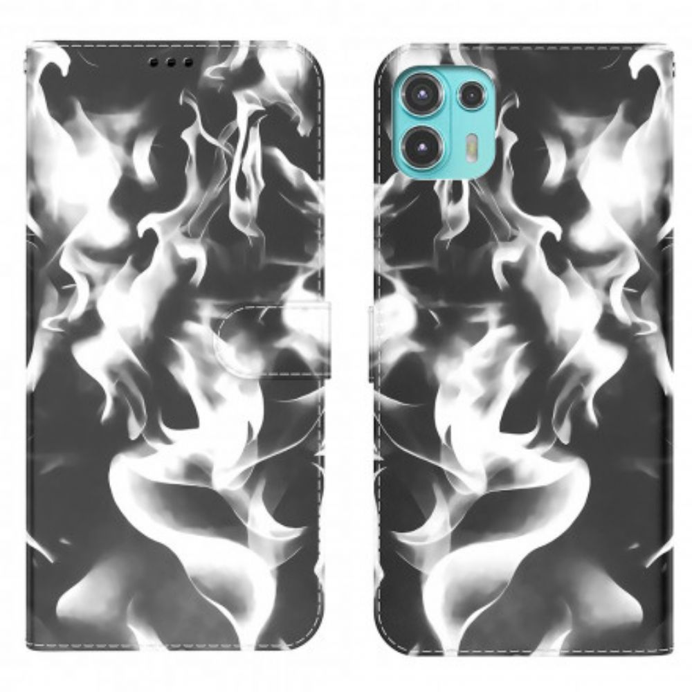 Folio-hoesje voor Motorola Edge 20 Lite Abstract Patroon