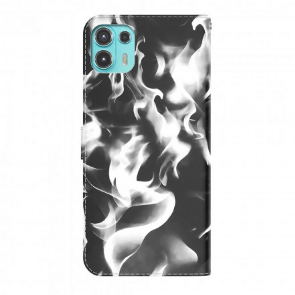 Folio-hoesje voor Motorola Edge 20 Lite Abstract Patroon