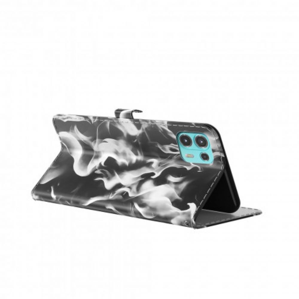 Folio-hoesje voor Motorola Edge 20 Lite Abstract Patroon