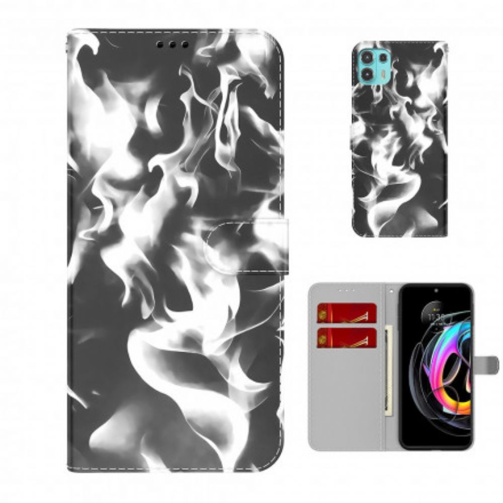 Folio-hoesje voor Motorola Edge 20 Lite Abstract Patroon