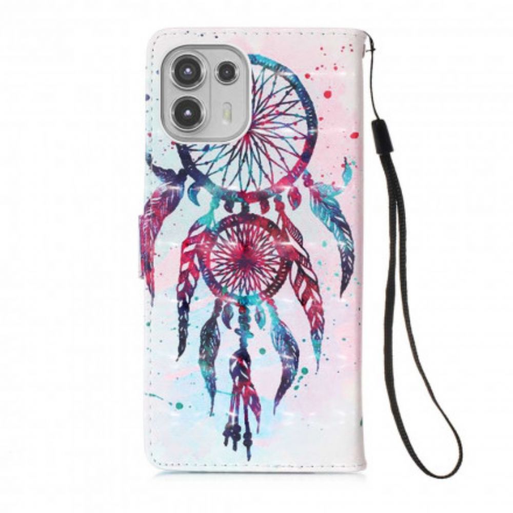 Folio-hoesje voor Motorola Edge 20 Lite Aquarel Dromenvanger