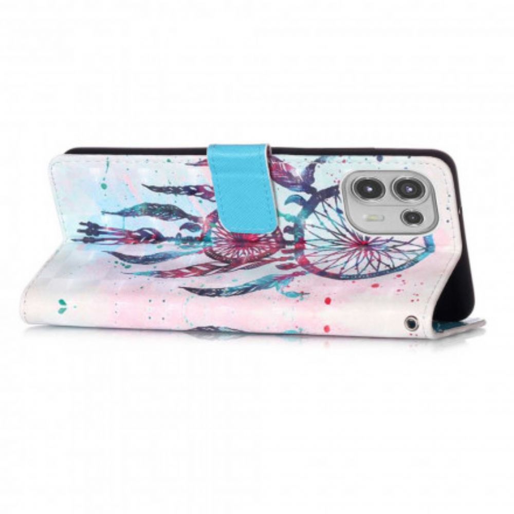 Folio-hoesje voor Motorola Edge 20 Lite Aquarel Dromenvanger