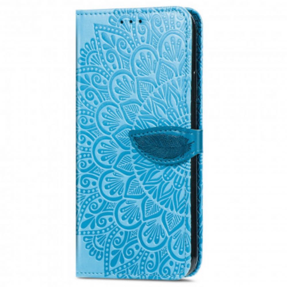 Folio-hoesje voor Motorola Edge 20 Lite Tribale Bladeren