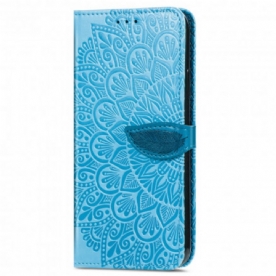 Folio-hoesje voor Motorola Edge 20 Lite Tribale Bladeren