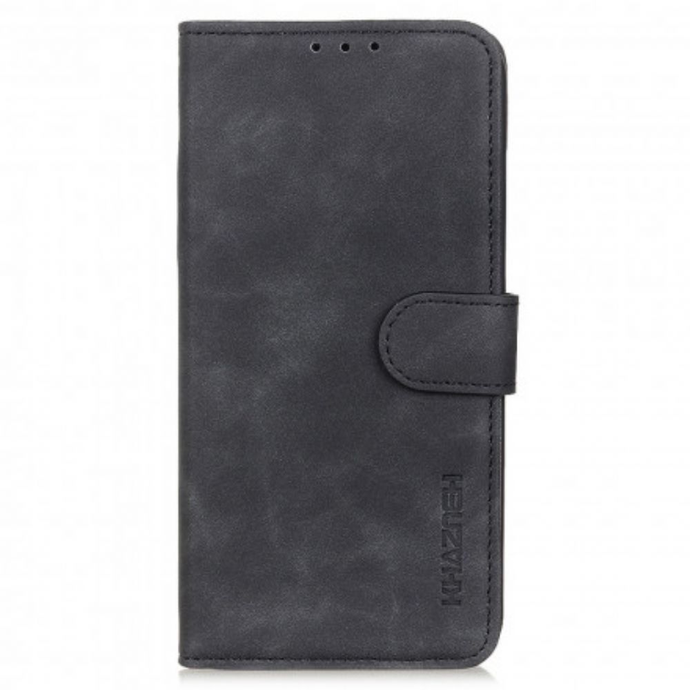 Folio-hoesje voor Motorola Edge 20 Lite Vintage Leereffect Khazneh