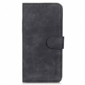 Folio-hoesje voor Motorola Edge 20 Lite Vintage Leereffect Khazneh