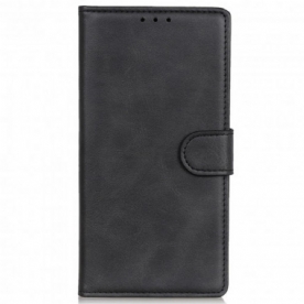 Leren Hoesje voor Motorola Edge 20 Lite Mat Leereffect